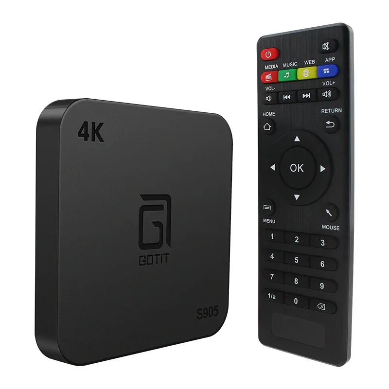 GOTIT S905 ȵ̵ 7.1 TV ڽ, Amlogic S905W  ھ UHD 4K ̵ ÷̾, ̶ĳƮ DLNA Ʈ TV ڽ ɼ, 1G, 8G, 2G, 16G